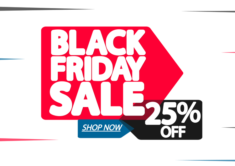 Black Friday 25% discount.