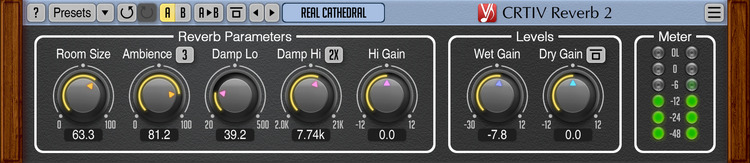 Voxengo CRTIV Reverb 2.1 Screenshot