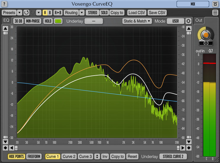 Voxengo CurveEQ 3.8 Screenshot