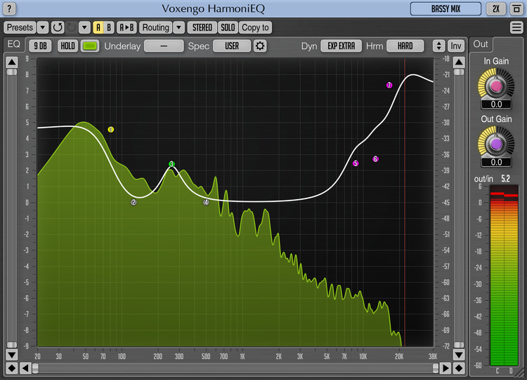 Voxengo HarmoniEQ 2.6 Screenshot