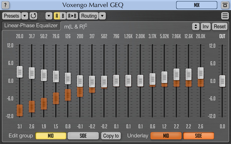 Voxengo Marvel GEQ 1.7 Screenshot