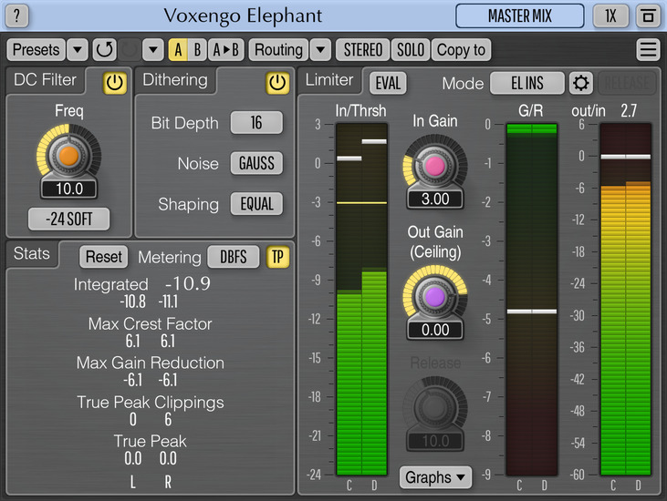 Voxengo Elephant 4.11 Screenshot
