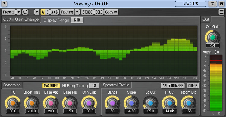 Voxengo TEOTE 1.0 Screenshot