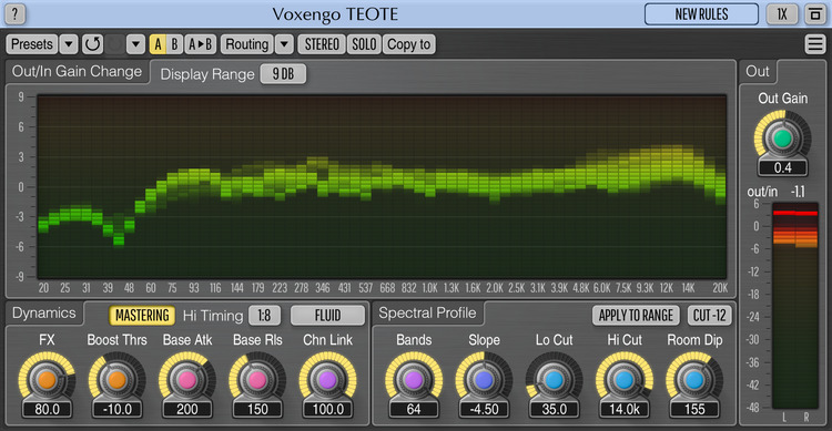 Voxengo TEOTE 1.1 Screenshot