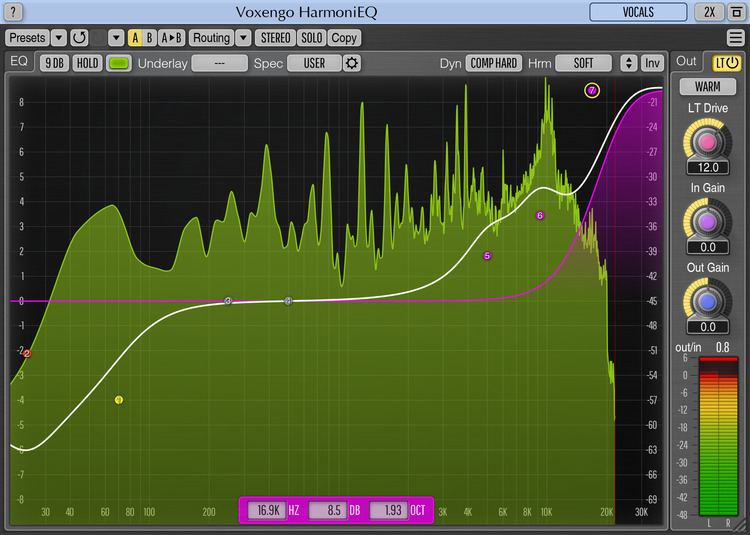 Voxengo HarmoniEQ 2.7 Screenshot