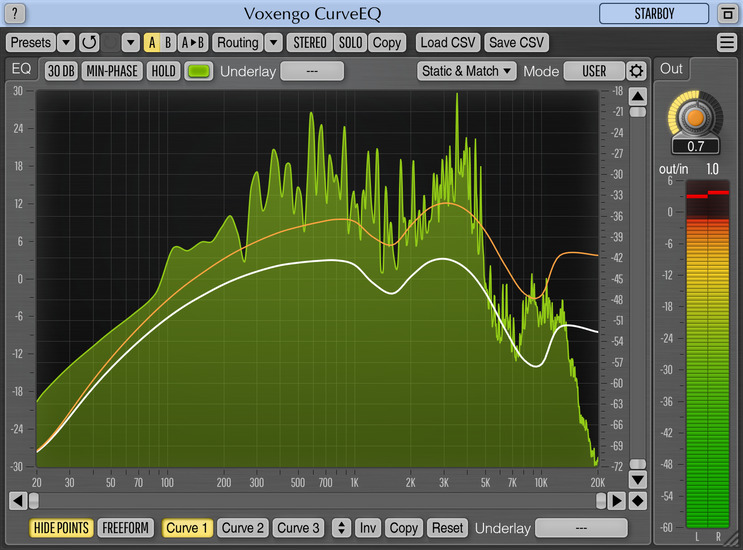 Voxengo CurveEQ 3.12 Screenshot