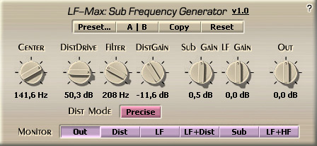 Voxengo LF-Max VST 1.0 Screenshot